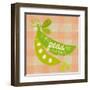 Gingham Peas-Lola Bryant-Framed Art Print