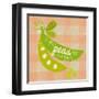 Gingham Peas-Lola Bryant-Framed Art Print