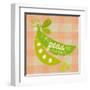 Gingham Peas-Lola Bryant-Framed Art Print