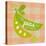 Gingham Peas-Lola Bryant-Stretched Canvas