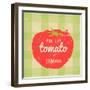 Gingham Tomato-Lola Bryant-Framed Art Print