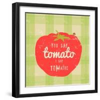 Gingham Tomato-Lola Bryant-Framed Art Print