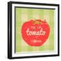 Gingham Tomato-Lola Bryant-Framed Art Print