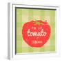 Gingham Tomato-Lola Bryant-Framed Art Print