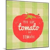 Gingham Tomato-Lola Bryant-Mounted Art Print