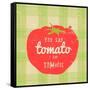 Gingham Tomato-Lola Bryant-Framed Stretched Canvas