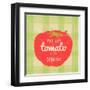 Gingham Tomato-Lola Bryant-Framed Art Print