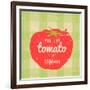 Gingham Tomato-Lola Bryant-Framed Premium Giclee Print