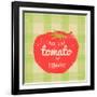 Gingham Tomato-Lola Bryant-Framed Art Print