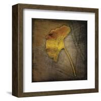 Gingko-John W^ Golden-Framed Art Print