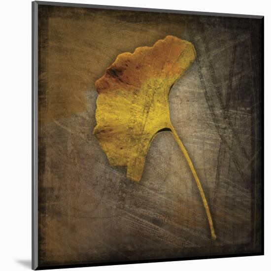 Gingko-John W^ Golden-Mounted Art Print