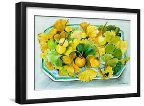 Ginkgo,Fruit and Leaves, 2010-Joan Thewsey-Framed Giclee Print