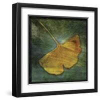 Ginkgo III-John Golden-Framed Giclee Print