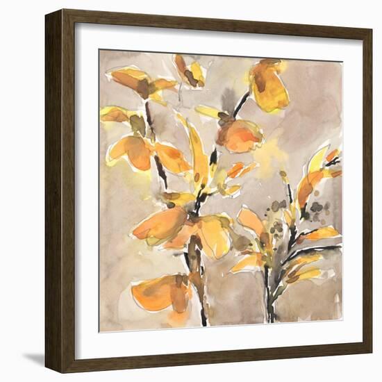 Ginkgo Leaf Moment I-Samuel Dixon-Framed Art Print