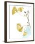 Ginkgo on Dusty Teal IV-Jennifer Goldberger-Framed Premium Giclee Print