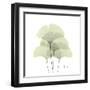 Ginkgo Quad in Green-Albert Koetsier-Framed Art Print