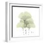 Ginkgo Quad in Green-Albert Koetsier-Framed Art Print