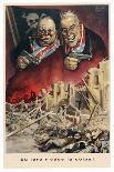 Italian Propaganda Poster Su Loro Ricade La Colpa! Pub.1939-45 (Colour Litho)-Gino Boccasile-Giclee Print