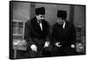 Gino Cervi Speaking with Fernandel in Don Camillo in Moscow-Marisa Rastellini-Framed Stretched Canvas