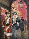 A Tango Tea Dance in Paris-Gino von Finetti-Framed Stretched Canvas