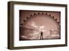 Ginormous Wheel-Michael Hudson-Framed Art Print