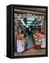 Ginseng Shop, Wing Lok Street, Sheung Wan, Hong Kong Island, Hong Kong, China-Amanda Hall-Framed Stretched Canvas