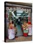 Ginseng Shop, Wing Lok Street, Sheung Wan, Hong Kong Island, Hong Kong, China-Amanda Hall-Stretched Canvas