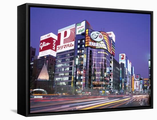 Ginza, Tokyo, Honshu, Japan-null-Framed Stretched Canvas