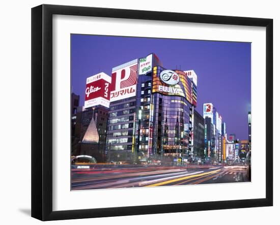 Ginza, Tokyo, Honshu, Japan-null-Framed Premium Photographic Print