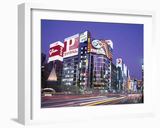 Ginza, Tokyo, Honshu, Japan-null-Framed Premium Photographic Print