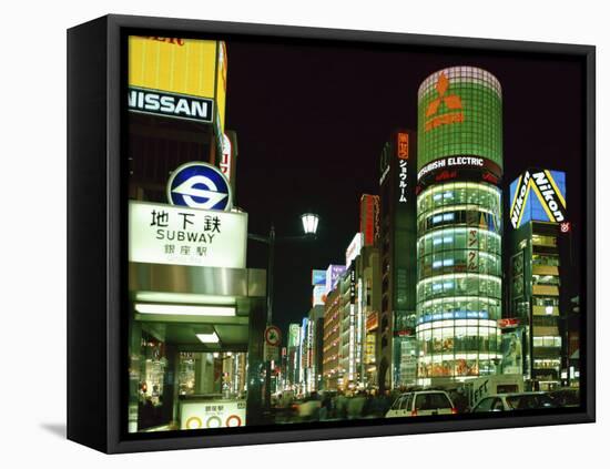 Ginza, Tokyo, Japan-null-Framed Stretched Canvas