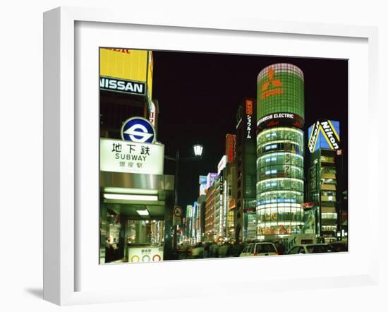 Ginza, Tokyo, Japan-null-Framed Premium Photographic Print