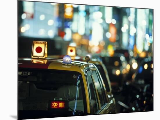 Ginza, Tokyo, Japan-Walter Bibikow-Mounted Photographic Print