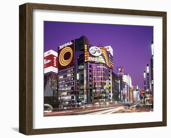 Ginza, Toyko, Japan-null-Framed Premium Photographic Print