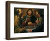 Gioacchino Assereto, The Supper in Emmaus, 17th c. Private collection-Gioacchino Assereto-Framed Art Print