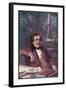 Gioacchino Rossini Composing His Opera "Il Barbieri Di Seviglia" First Performed-L. Balestrieri-Framed Art Print