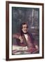 Gioacchino Rossini Composing His Opera "Il Barbieri Di Seviglia" First Performed-L. Balestrieri-Framed Premium Giclee Print