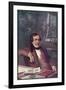 Gioacchino Rossini Composing His Opera "Il Barbieri Di Seviglia" First Performed-L. Balestrieri-Framed Premium Giclee Print