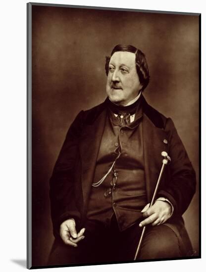 Gioacchino Rossini from "Galerie Contemporaine," 1877-Etienne Carjat-Mounted Giclee Print