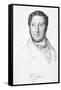 Gioacchino Rossini Italian Composer-H. Bruyeres-Framed Stretched Canvas