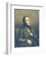 Gioacchino Rossini - portrait-Ary Scheffer-Framed Giclee Print