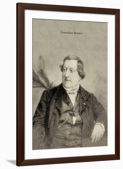 Gioacchino Rossini-null-Framed Art Print