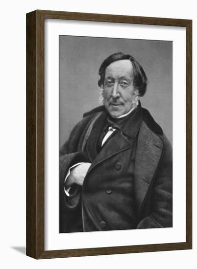 Gioachino Rossini (1792-186), Italian Composer-Felix Nadar-Framed Premium Giclee Print