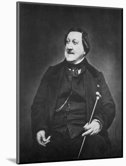 Gioachino Rossini, Italian Composer, C1865-Etienne Carjat-Mounted Giclee Print