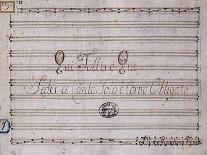 Title Page of the Cantata Il Pianto D'Armonia-Gioachino Rossini-Stretched Canvas