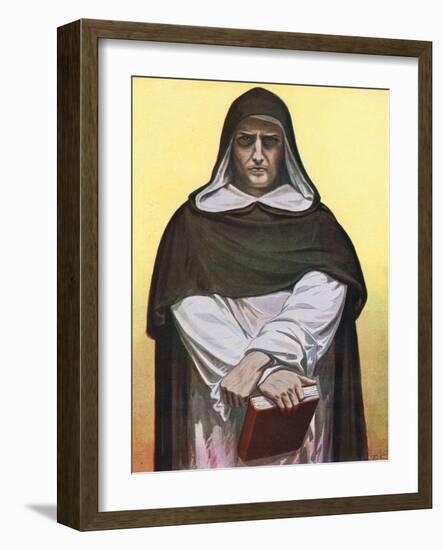 Giordano Bruno-Tancredi Scarpelli-Framed Giclee Print