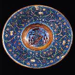 Plate with Coat of Arms-Giorgio Andreoli-Stretched Canvas