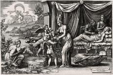 Allegory of Birth 1560, 1500 (1558)-Giorgio Ghisi-Giclee Print