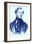 Giorgio RONCONI - portrait-Josef Kriehuber-Framed Giclee Print