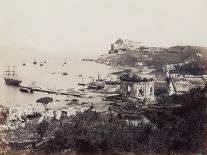 Panorama of the Picturesque Gulf of Baia (Naples), Dotted with Sailboats. in the Foreground, Opposi-Giorgio Sommer-Giclee Print